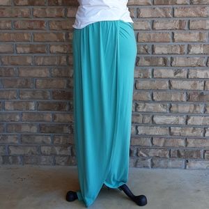 Maison Martin Margiela Paris Faux Wrap Maxi Skirt.